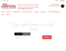 Tablet Screenshot of callteamhawkins.com